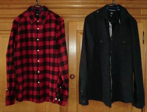 Zwart Overhemd maat M van Hennes & Mauritz, H&M z.g.a.nw., Kleding | Heren, Overhemden, Nieuw, Halswijdte 39/40 (M), Zwart, Ophalen of Verzenden