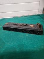 kistje en eetstokjes met kikker en hagedis, Antiek en Kunst, Ophalen of Verzenden