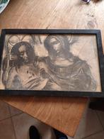 Albert servaes houtskool tekening., Ophalen of Verzenden