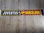 prachtige  sjaal  Juventus / Barcelona   2015, Ophalen of Verzenden, Zo goed als nieuw, Buitenlandse clubs, Vaantje of Sjaal