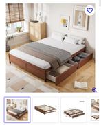 BIEDEN! 140x200 NIEUW houten bed twv 300 euro, Huis en Inrichting, Slaapkamer | Bedden, Ophalen, 140 cm, 200 cm, Hout