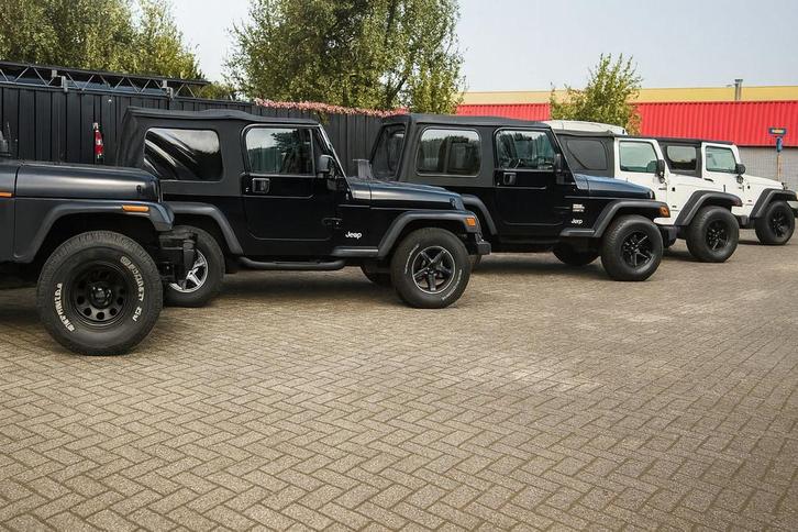 Jeep Wrangler, Auto's, Jeep, Bedrijf, Te koop, Wrangler, Benzine, Sedan, Handgeschakeld, Zwart, Stof, Gebruikt