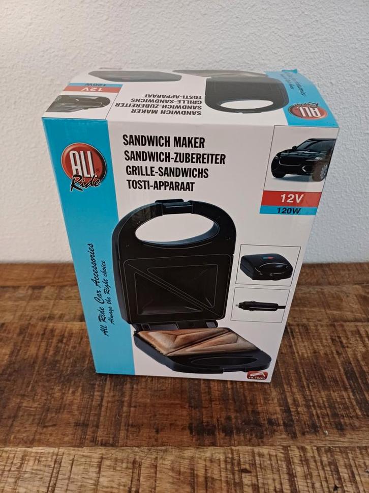 Nieuwe Tosti-apparaat - Nooit Gebruikt! 12v auto aansluiting, Auto diversen, Auto-accessoires, Nieuw, Ophalen of Verzenden