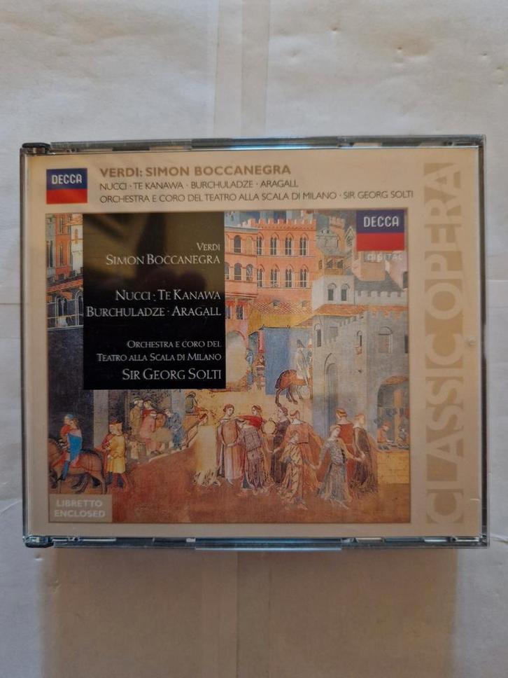 Verdi - Simon Boccanegra - Decca Cassette, Cd's en Dvd's, Cd's | Klassiek, Zo goed als nieuw, Opera of Operette, Romantiek, Met libretto