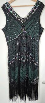 Roaring twenties jurkje mt 4xl / 46 / carnaval / themafeest, Ophalen of Verzenden, Zo goed als nieuw, Maat 46/48 (XL) of groter