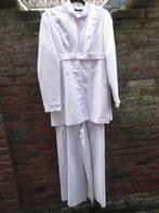 Vintage lila trouwpak broekpak met jasje maat S / XS, Ophalen of Verzenden, Gedragen, Paars