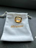 Nieuwe ring Nevaeh romeinse cijfers maat 19 goud, Nieuw, Ophalen of Verzenden, Dame, Goud