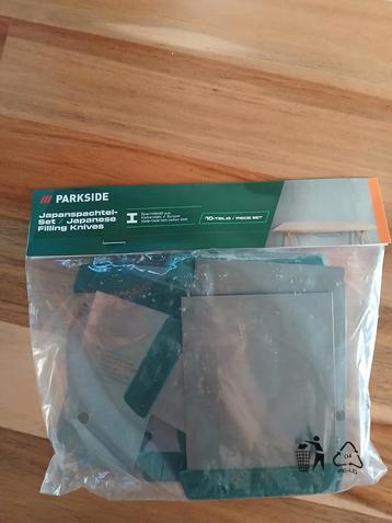 Parkside Japanspachtel Set - 10 Delig - Nieuw beschikbaar voor biedingen