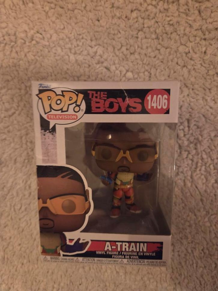 Funko Pop! The Boys - A-Train #1406, Verzamelen, Poppetjes en Figuurtjes, Zo goed als nieuw, Ophalen of Verzenden