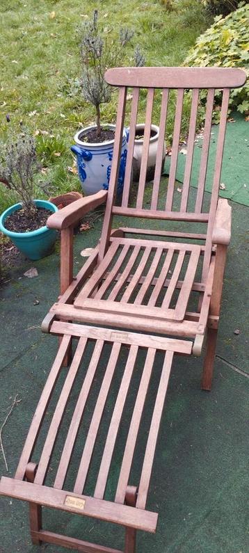 Teak houten Deckchair Queen Mary 1st class beschikbaar voor biedingen