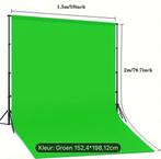 Green screen/Groen scherm 1,50 x 2,00m, Audio, Tv en Foto, Fotografie | Fotostudio en Toebehoren, Calle rio tormes 1, Successervice2@hotmail.com