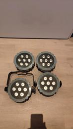 4x Showtec Tri Par LED Lampen, Muziek en Instrumenten, Licht en Laser, Ophalen of Verzenden, Gebruikt, Licht