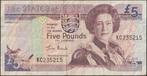 Jersey 5 pounds ND(2000) gebruikt p.27a (nr 15), Verzenden, Overige landen, Los biljet
