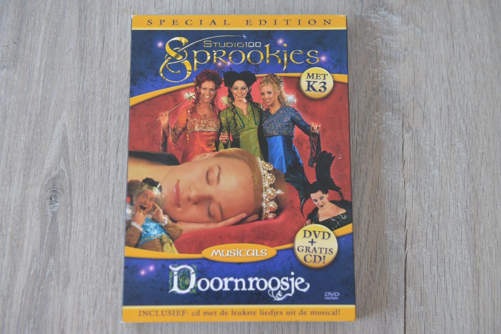 STUDIO 100 = MUSICAL DOORNROOSJE met K3 DVD + CD SPECIAL, Cd's en Dvd's, Dvd's | Kinderen en Jeugd, Zo goed als nieuw, Film, Avontuur