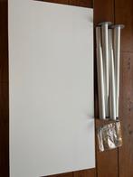 IKEA Lagkapten Bureau 120x60 - Wit, Huis en Inrichting, Bureaus, Ophalen, Zo goed als nieuw