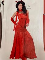 Rode jurk Dracula of glamour girl maat 40/42, Kleding | Dames, Carnaval, Maat 38/40 (M), Ophalen of Verzenden, Zo goed als nieuw