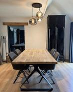 Eikenhouten eettafels van Homedreams, Huis en Inrichting, Tafels | Eettafels, Eikenhout, 50 tot 100 cm, Vijf personen of meer