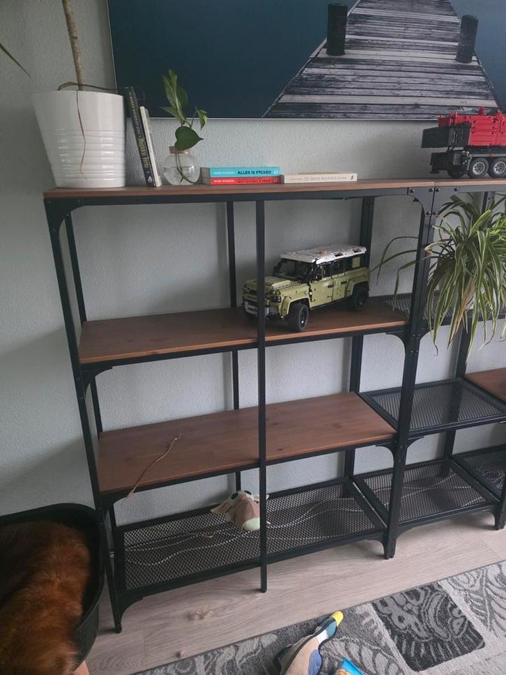 Ikea Fjällbo Stellingkast - Industrieel Design, Huis en Inrichting, Kasten | Stellingkasten, Gebruikt, Ophalen
