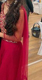 Mooi indiase kleding (dress suit ), Overige typen, Ophalen of Verzenden, Zo goed als nieuw, Roze