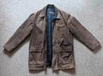 Leren Suede Jas - Merk: Trapper, Kleding | Heren, Bruin, Maat 48/50 (M), Ophalen of Verzenden, Zo goed als nieuw