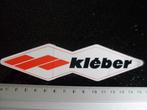 sticker kléber logo kleber banden autobanden vintage, Verzenden, Zo goed als nieuw, Merk