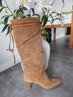 Hoge suede laarzen 39, Ophalen of Verzenden, Zo goed als nieuw, Bruin, Hoge laarzen