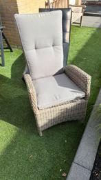 Le Sud verstelbare tuinstoel Verona incl. kussen, Tuin en Terras, Ophalen, Zo goed als nieuw, Wicker, Verstelbaar