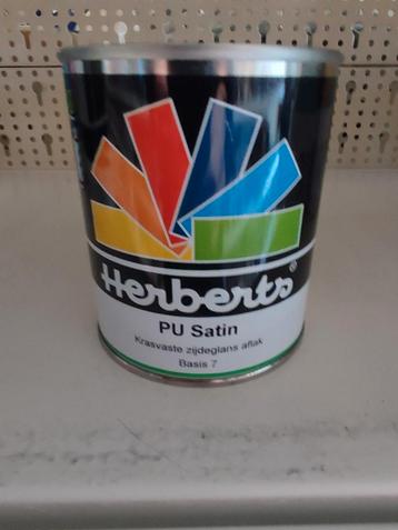 Herberts PU Satin 500ml Ral 7021  beschikbaar voor biedingen