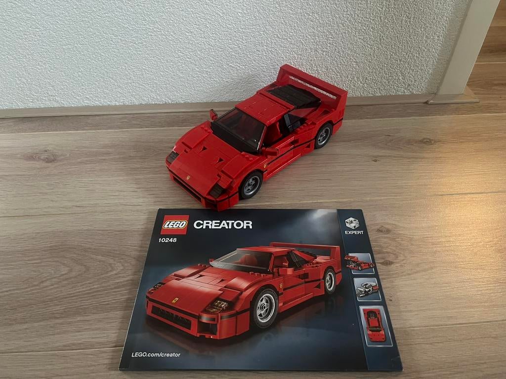 Lego ferarri f40 creater 10248, Kinderen en Baby's, Speelgoed | Duplo en Lego, Ophalen of Verzenden, Zo goed als nieuw, Complete set