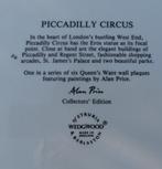 Wedgwood Queens Ware Collection Piccadilly Circus Alan Price, Ophalen of Verzenden, Zo goed als nieuw