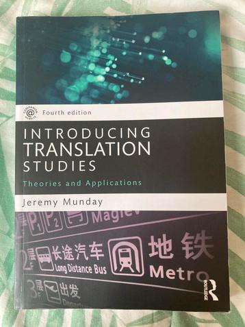 Introducing Translation Studies - Jeremy Munday beschikbaar voor biedingen