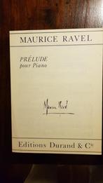 Ravel.  Prélude. Piano solo, Gebruikt, Klassiek, Ophalen of Verzenden, Artiest of Componist