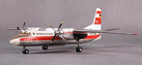 HO Antonov A-24 , schaal 1:100 Nu-Bee Transportvliegtuig, Hobby en Vrije tijd, Modeltreinen | H0, Nieuw, Brug, Tunnel of Gebouw