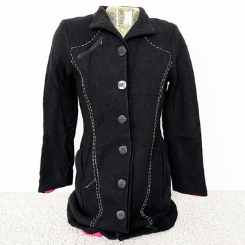 Mooie Dolce Vita Jas 100% Wol - 98 (Maat 38) € 45,- beschikbaar voor biedingen