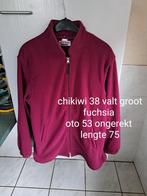 Chikiwi fleece vest maat 38 valt als 42 fuchsia, Kleding | Dames, Truien en Vesten, Ophalen of Verzenden, Zo goed als nieuw, Maat 42/44 (L)