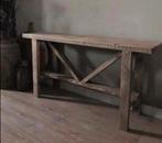 ~Stoer Sober Landelijk Houten Sidetable/Wandtafel~, Huis en Inrichting, Woonaccessoires | Overige, Ophalen of Verzenden, Zo goed als nieuw