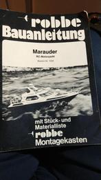 Robbe Marauder bouwbeschrijving, Hobby en Vrije tijd, Modelbouw | Boten en Schepen, Gebruikt, Ophalen of Verzenden