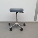 Oostwoud medische kruk - grijze skai, Ophalen, In hoogte verstelbaar, Gebruikt, Hout