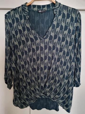 Didi damesblouse/tuniek met dierenprint, groen, maat 46 beschikbaar voor biedingen