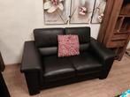 Leren banken: 2-zits & 2.5-zits, Huis en Inrichting, Banken | Bankstellen, Ophalen, Gebruikt, Tweepersoons, Leer