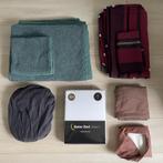 3x dekbedovertrek set + 3x hoeslake, Huis en Inrichting, Slaapkamer | Beddengoed, Wit, Dekbedovertrek, Tweepersoons, Ophalen of Verzenden