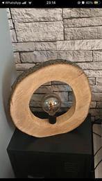 Boomstam lamp, Huis en Inrichting, Ophalen of Verzenden, Zo goed als nieuw, Rond