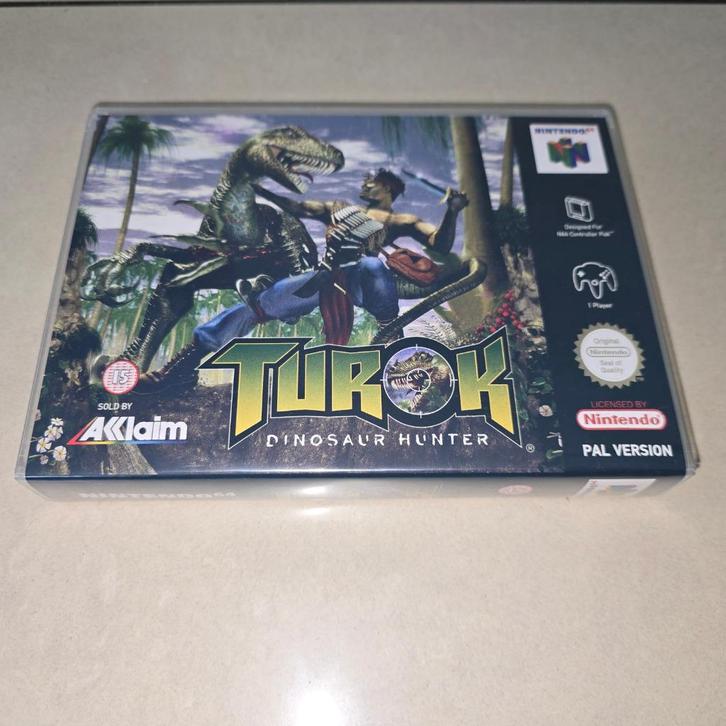 Turok Dinosaur Hunter N64 Game Case, Spelcomputers en Games, Games | Nintendo 64, Zo goed als nieuw, Verzenden
