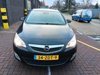 Opel Astra 1.4 Turbo 103KW 5D AUT 2012 Zwart, Auto's, Opel, Voorwielaandrijving, Zwart, 4 cilinders, Leder en Stof