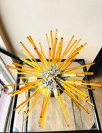 Moderne Glazen Kroonluchter van sputnik fabas luce Italië, Ophalen of Verzenden, Zo goed als nieuw, Glas
