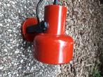 Vintage wandlamp spot rood, Ophalen of Verzenden, Gebruikt, Metaal, Retro