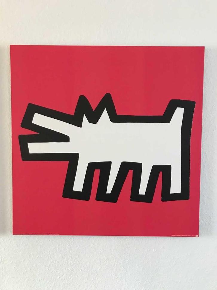 Keith Haring Wanddecoratie, Antiek en Kunst, Kunst | Schilderijen | Modern, Ophalen