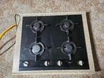 Pelgrim Gaskookplaat op Glas - 4 pits, Ophalen, Gebruikt, Minder dan 85 cm, 4 kookzones