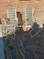 2 mooie 5 standen stoelen incl.voetenbank, Caravans en Kamperen, Ophalen of Verzenden, Campingstoel