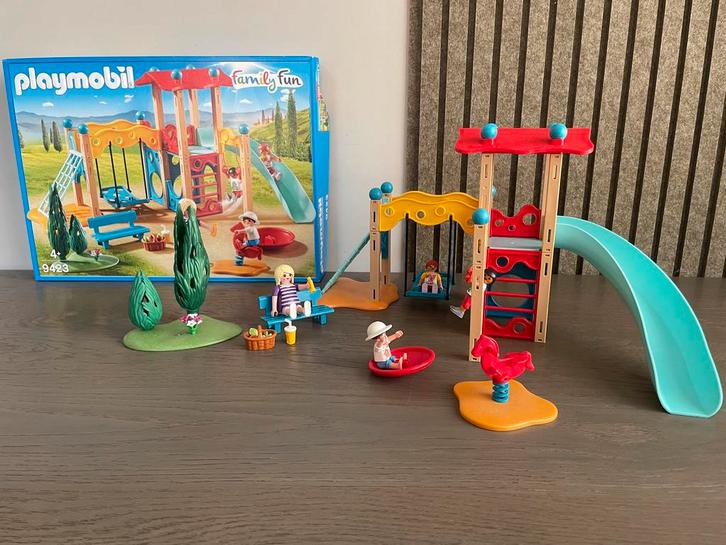 Grote speeltuin 9423, Kinderen en Baby's, Speelgoed | Playmobil, Gebruikt, Complete set, Ophalen of Verzenden